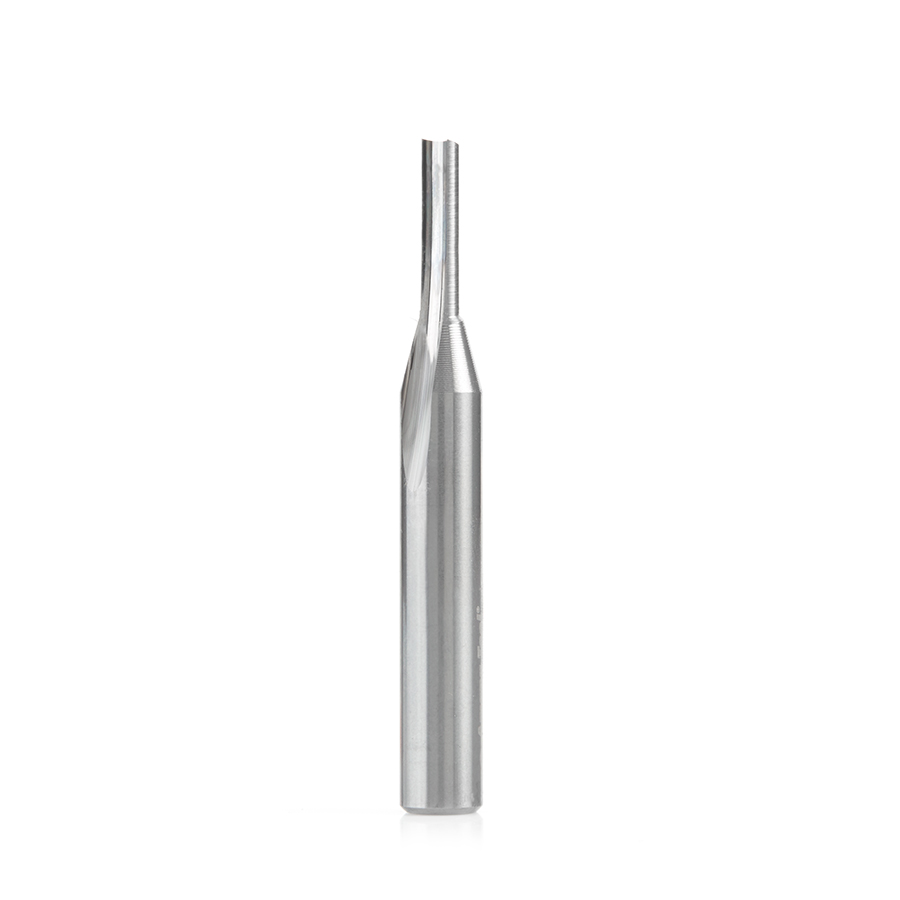 43530 Solid Carbide Single ‘O’ Flute Straight Grind Aluminum Cutting 1/8 Dia x 1/2 x 1/4 Inch Shank