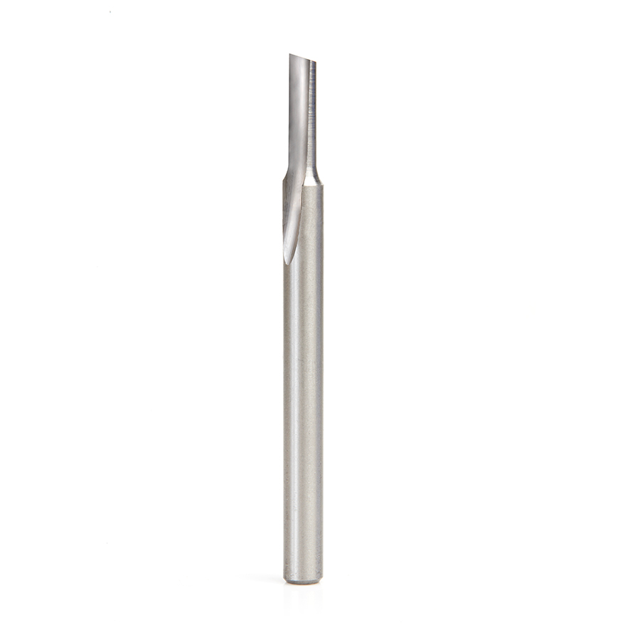 HSS1502 HSS Single Straight ‘O’ Flute Plastic Cutting 3/16 Dia x 5/8 x 1/4 Inch Shank