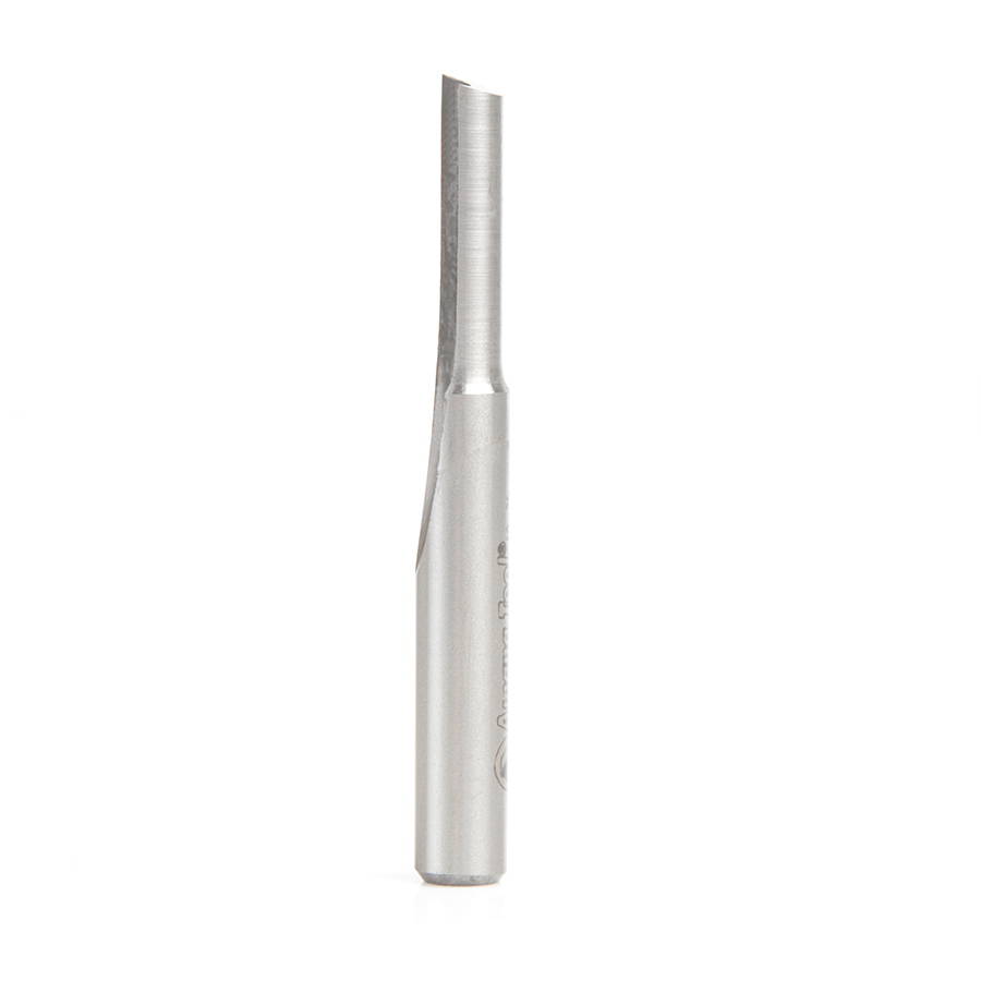 HSS1504 HSS Single Straight ‘O’ Flute Plastic Cutting 1/4 Dia x 3/4 x 1/4 Inch Shank