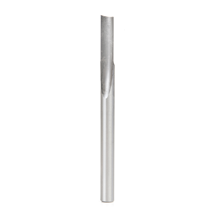 HSS1505 HSS Single Straight ‘O’ Flute Plastic Cutting 1/4 Dia x 3/4 x 1/4 Inch Shank