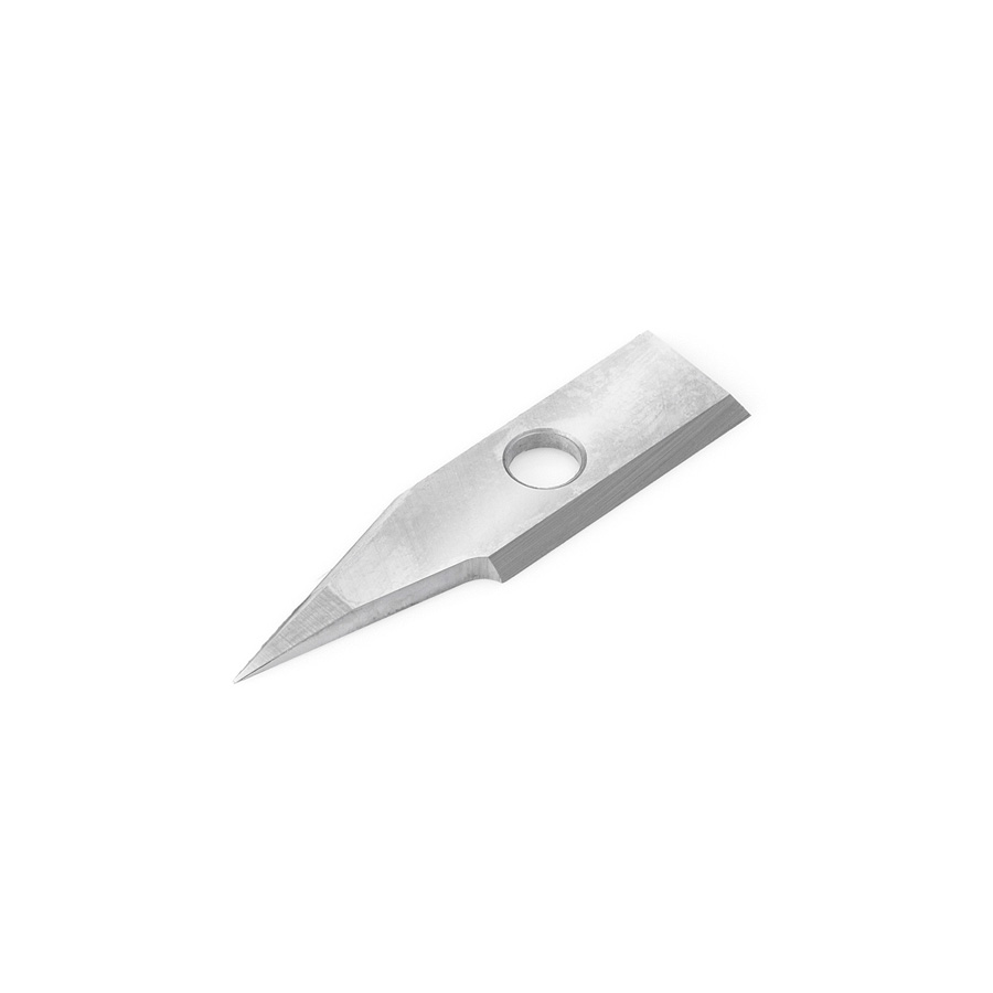 RCK-362 Solid Carbide Insert 30 Deg x 0.020 Inch V Tip Width Engraving Knife for In-Groove System