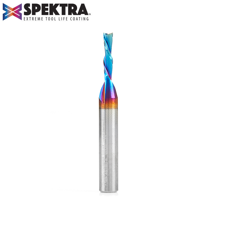 46200-K Solid Carbide Spektra™ Extreme Tool Life Coated Spiral Plunge 1/8 Dia x 1/2 x 1/4 Inch Shank