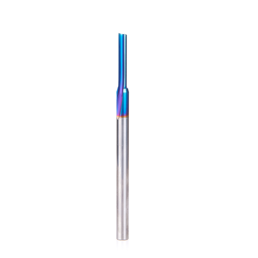 43505-K Solid Carbide Spektra™ Extreme Tool Life Coated Single ‘O’ Flute Plastic Cutting 3/16 Dia x 1 x 1/4 Inch Shank