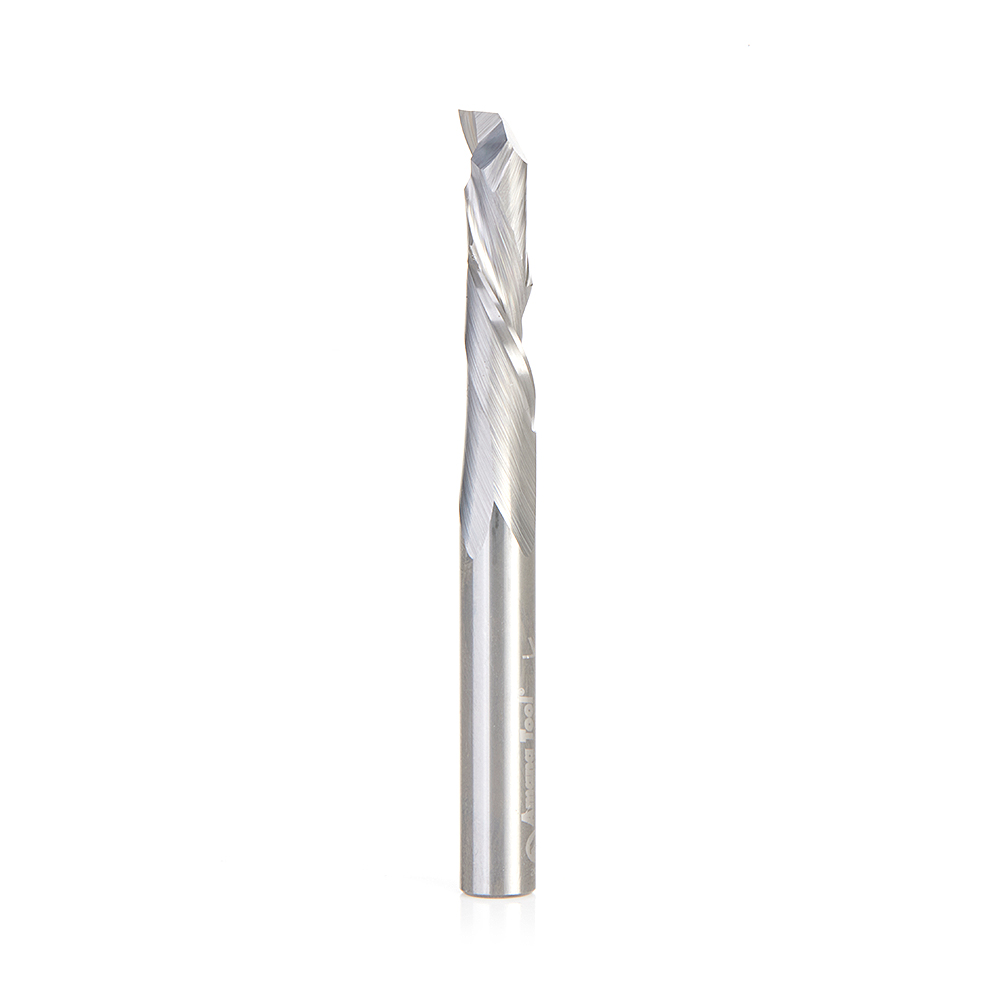 46036 CNC Solid Carbide Compression Spiral Single Flute 1/4 Dia x 1 Inch x 1/4 Inch Shank