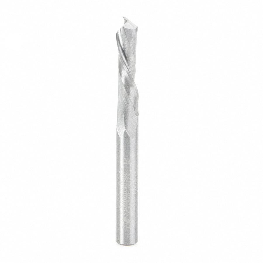 46140 CNC Solid Carbide Compression Spiral Single Flute 1/4 Dia x 7/8 x 1/4 Inch Shank