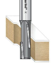 Opposite-Shear Staggered Shear Tooth Router Bits