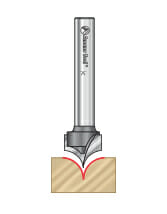 Point Cutting Roundover Router Bits