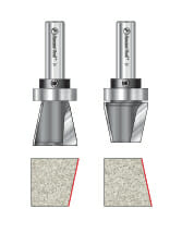 Top Mount Bowl & Counter-Top Router Bits with Upper Ball Bearing Guide