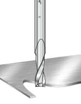 High Speed Steel (HSS) Single & Double Flute Aluminum Cutting Spiral Router Bits