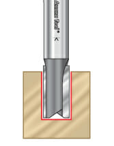 High Production Straight Plunge Router Bits