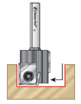 Economy Insert Staggered Plunge Router Bits