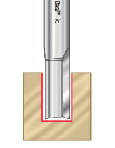 Solid Carbide Straight Plunge Router Bits