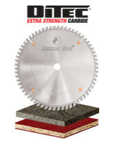 Solid Surface Saw Blades with Ditec Carbide Tips